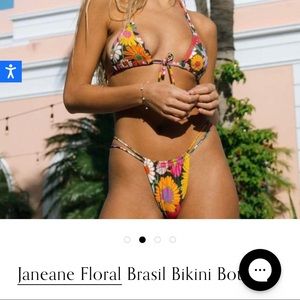 Montce Janeane Floral Brazil Bottom, SZ Small